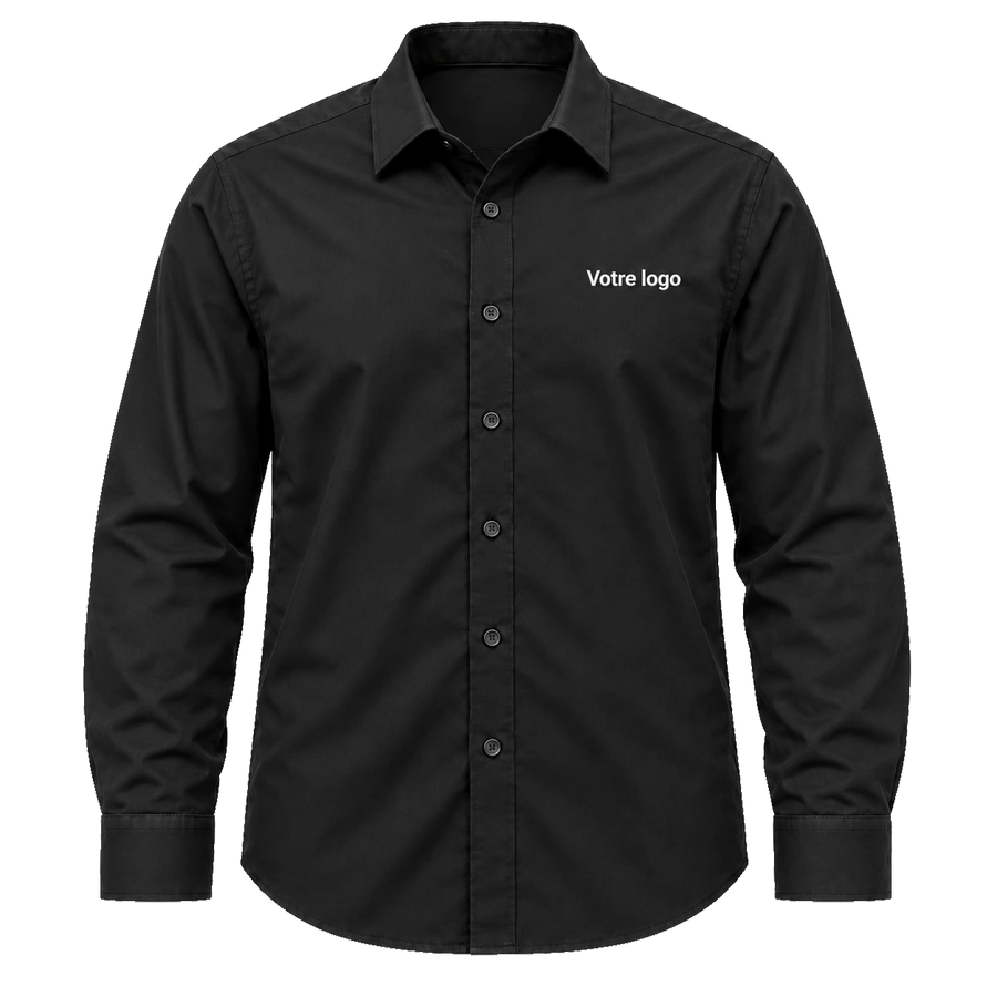 Long-Sleeve Dress Shirt for Custom Embroidery